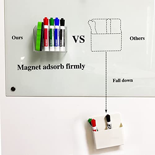 Glass Whiteboard Holder, Dry Erase