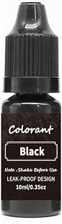 10ml Candle Dye - Popular Colors, Liquid Color Dye for Candle Making, Safe and Natural - Liquid Candle Wax Dye for DIY Candle Coloring Making Supplies,Soy Wax, Gel Wax, Paraffin Wax (Black)