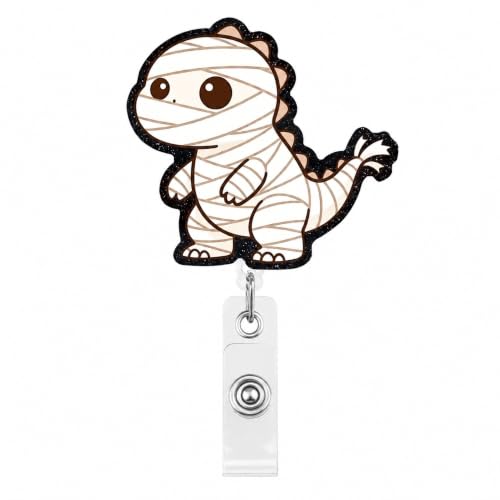 Funny Cute Badge Reel, Nurse Badge Reel, Retractable ID Holder for RN & CNA