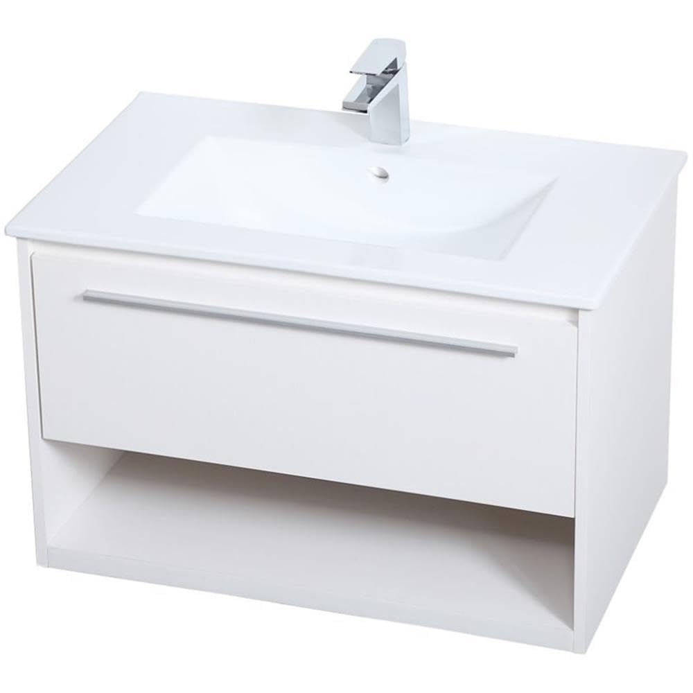 Elegant Decor 30" - Single / White / Modern Bathroom Vanities