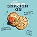 Back to Nature Stoneground Wheat Crackers, Non-GMO, Vegan Friendly Snack Cracker, Made with Whole Grains & Flax Seed, Snack Happy, 5oz Box