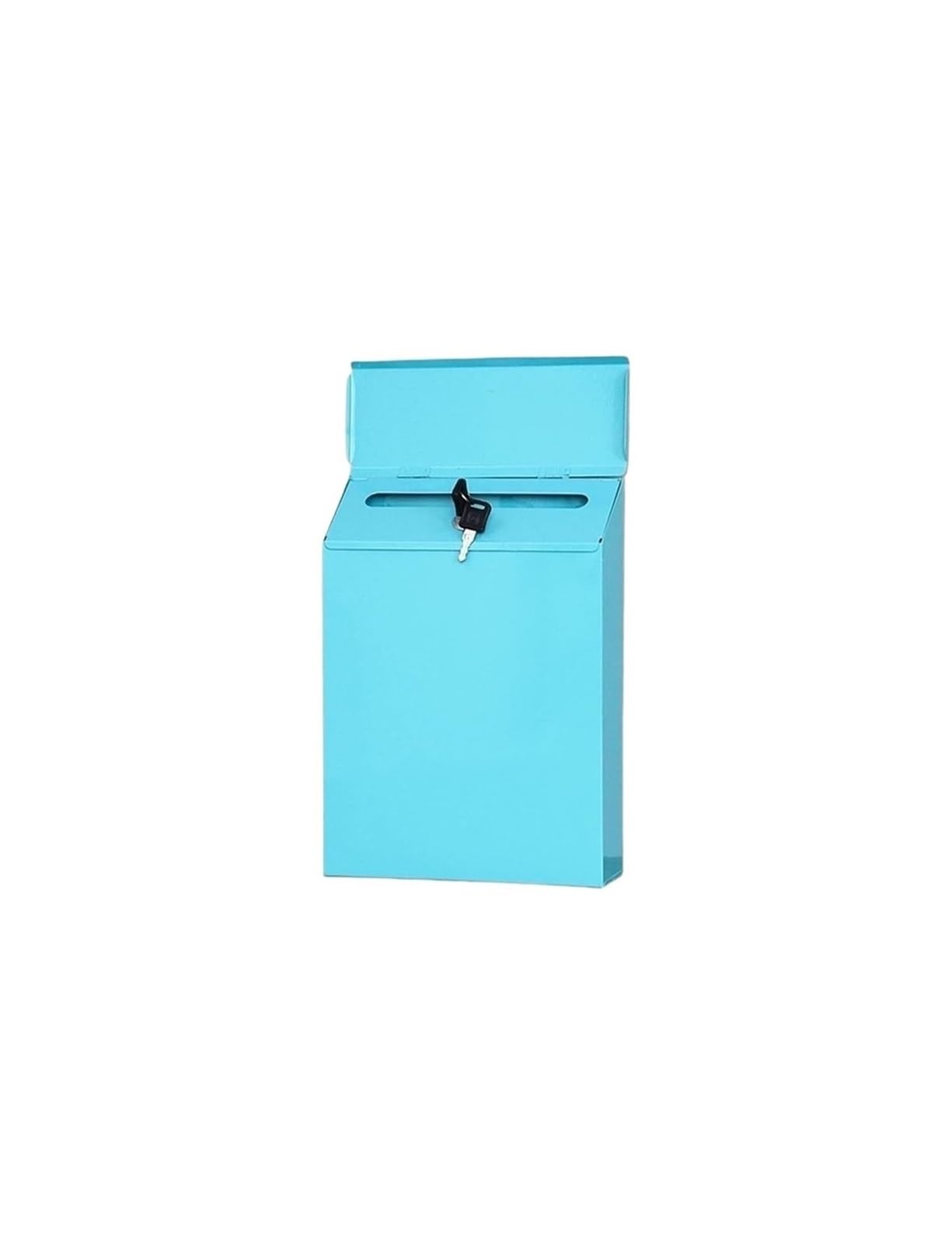 FGJsfhrDTU Letter Box, Modern Mailbox Locking Drop Box Payments Key Postbox Office Home Rural(Blue)(Blue)