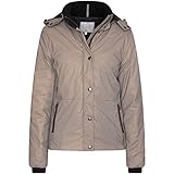 hüftlange Jacke aus hochwertigem, reflektierendem Material, wasserabweisend