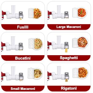 Amazon | Gourmet 6 in 1 パスタプレスアタッチメント KitchenAid