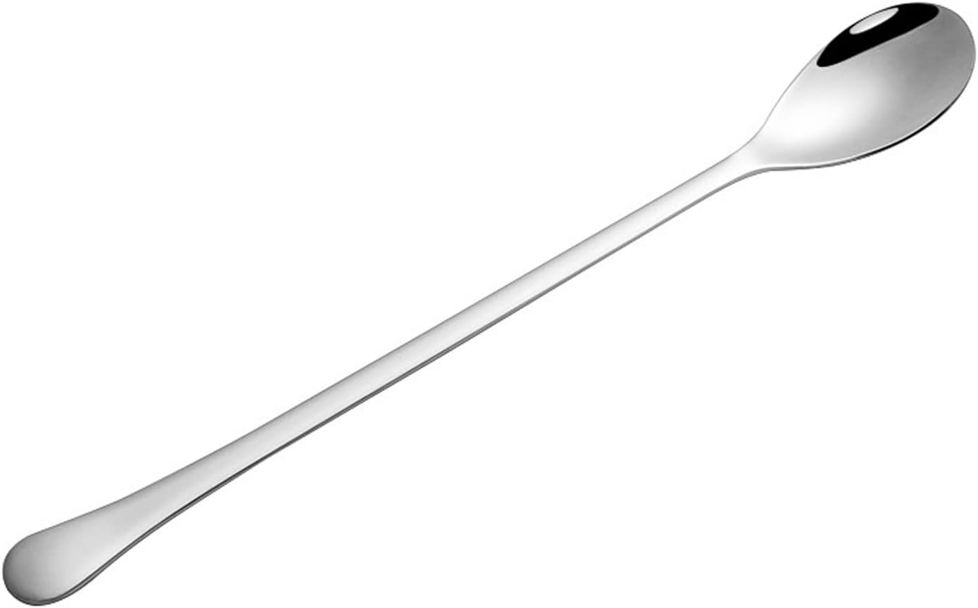 Spoons Spoon Silver Color Dessert Spoon Stainless Steel Long Handle Coffee Spoon Teaspoon Creative Square Mixing Spoon Spoon