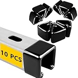 SIHAI 10 Pack Black Unistrut End Caps, 1-5/8