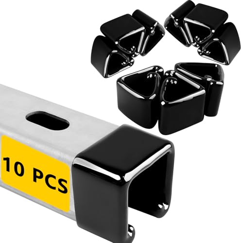 SIHAI 10 Pack Black Unistrut End Caps, 1-5/8