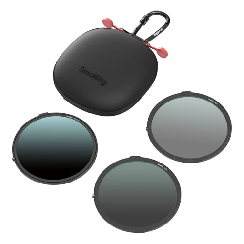 SMALLRIG �j���[�g���� �f���V�e�B �}�O�l�b�g �t�B���^�[ �L�b�g (3 ��) ND8�AND64 ND1000 �t�B���^�[ ���� 16 �w�R�[�e�B���O SMALLRIG �}�b�g �{�b�N�X �����\�N�����v�t�� 4409/4411/4412/4415