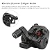 HERCHR Electric Scooter Brake Caliper, Aluminum Alloy Mechanical Disc Right Brake Calipers with Screws & Spring for Electric Scooter Replacement Parts