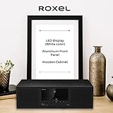Roxel Noir All-In-One Micro Hi-Fi System and DAB Radio, Compact, CD Player with FM and DAB+ Digital Radio, Wireless BT, USB, MP3, AUX in, Stereo speakers, Remote Control Included - Image 8