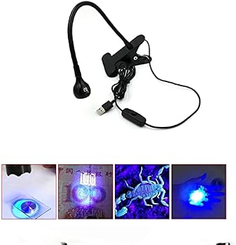 USB High-Energy UV Curing Lamp, 365nm 385nm 395nm 405nm for Circuit Repair Welding PCB Fast Curing Bonding (Size : 365nm)