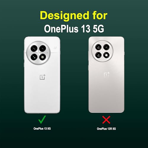 Image of Zapcase Back Case Cover for OnePlus 13 5G | Compatible for OnePlus 13 5G Back Cover | Liquid Silicon Magic Case with Camera Protection | Dark Green