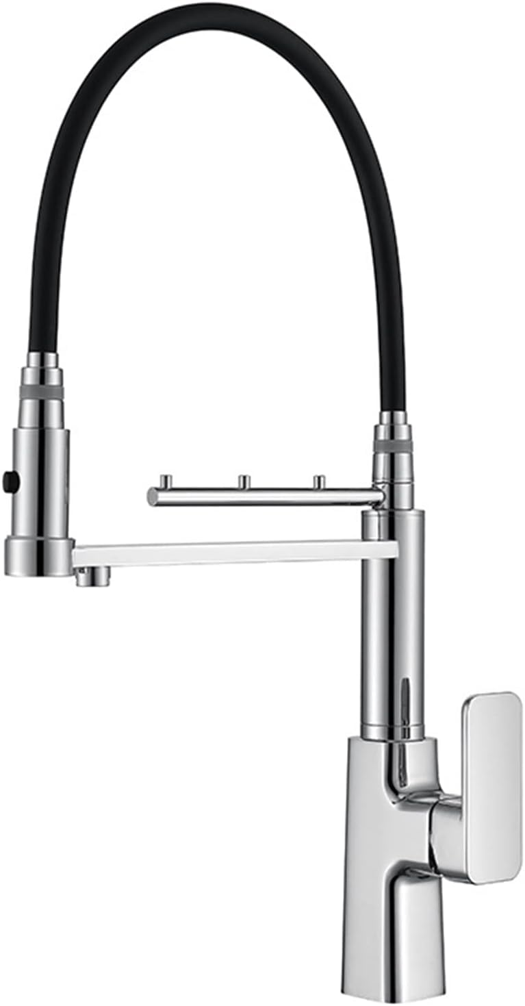 Robinet cuisine 3 en 1 pour filtre à eau avec bec flexible et osmose inverse