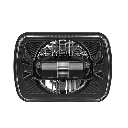 Feux LED 5x7 Angel Eyes phare carré Jeep Cherokee tout-terrain