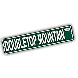 Maine Mountains Pick Your Mountain Compatible/Replacement for Doubletop Mountain United States Mountain Aluminum Metal Tin Street Sign Style Home Decor For Man Cave Poker Tavern Game Room