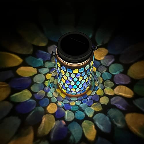 TOTHDATE 1PCS Mosaic Solar Lights Outdoor Garden - Image 2