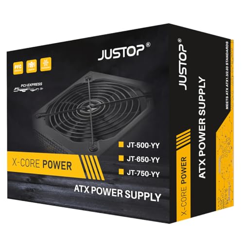 PSU nero da 750 W, alimentatore a commutazione, PC desktop, ventola ATX da 120 mm, 8 pin, 12 V, PCI-E 6+2 pin, 6 x SATA - Alimentatore - Immagine 8