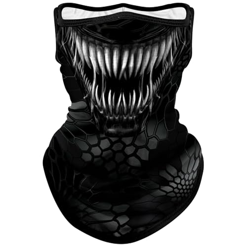 Obacle Neck Gaiter Face Mask Bandana with Ear Loops for Men Women Sun Protection