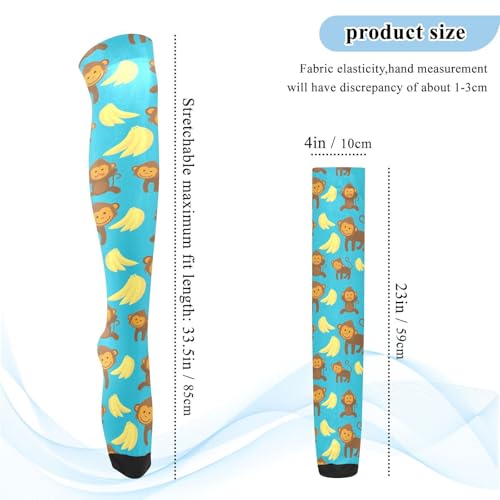 Image of Women's Thigh High Socks Long Over Knee Socks Thick Leg Warm Boot Stockings