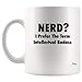 Not Applicable Tasse de Blague - Tasse de Café hilarante pour Un ami collègue Cadeau de Noël drôle Geek Mens préfèrent Terme INT Cadeau Unique réfléchi