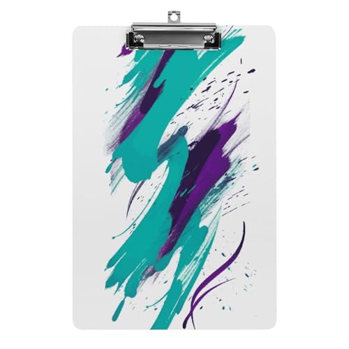 Porte-bloc acrylique motif tasse annees 90 format A4 standard fournitures de bureau classe