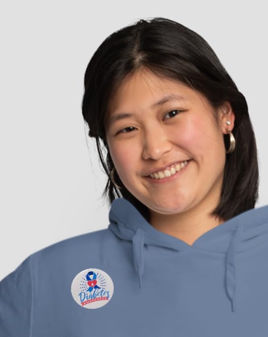 Miniatura 5 de Diabetes awareness pin - single 2.25" pinback button