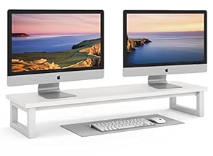 YAOHUOO Doppelter Monitorständer für 2 Monitore