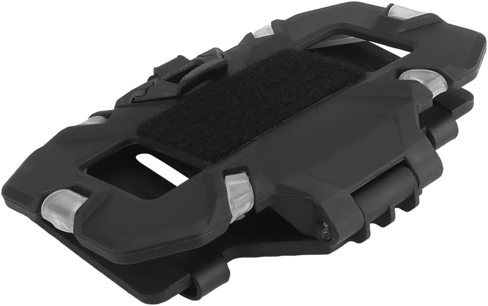 Tactical Vest Phone Holder, Universal Molle Chest Cell Phone Board Folded Navigation Board Phone Mount for Screen Size 4.7-6.7in for Vest Holder