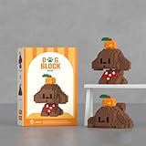 ALITTDRE Micro Mini Building Blocks Dog Pets Cute Animal Model Set Building Pet Toys Bricks Gifts for Kid and Adult (Brown Poodle)