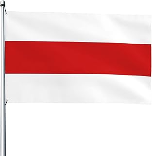 Flag of Belarus (1918, 1991–1995) Flags 4x6 FT Outdoor Banner For Outside Long Lasting Flag Polyester With 2 Brass Grommets Patio Lawn Decor Flags