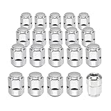 M12-1.50 Wheel Lug Nuts Direct fit for Multiple Honda and Acura, Factory Style Chrome Radius Seat, 20-PC Set