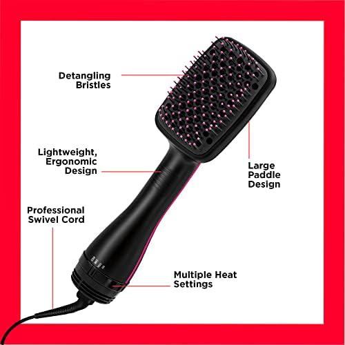 Revlon Hair Tools Pro Collection Salon One Step Hair Dryer and Styler, Black