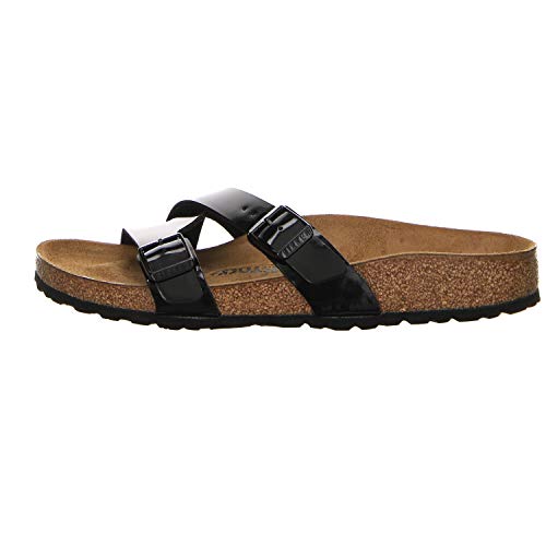 Image of Birkenstock Women's Sandals Mules, Black Narrow, 9