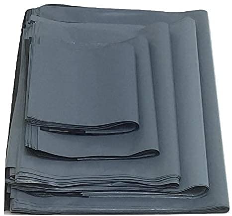 MSDS-SOLUTIONZ Lot de 125 sacs postaux en plastique gris Cover