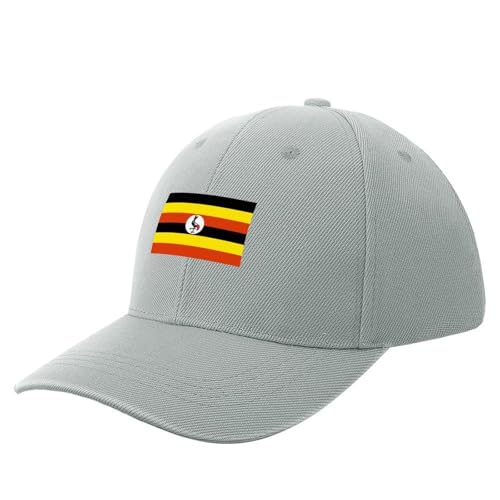 Boys Girls Uganda Flag Baseball Cap, Adjustable Snapback Sun Protection Trucker Hats Outdoor Travel