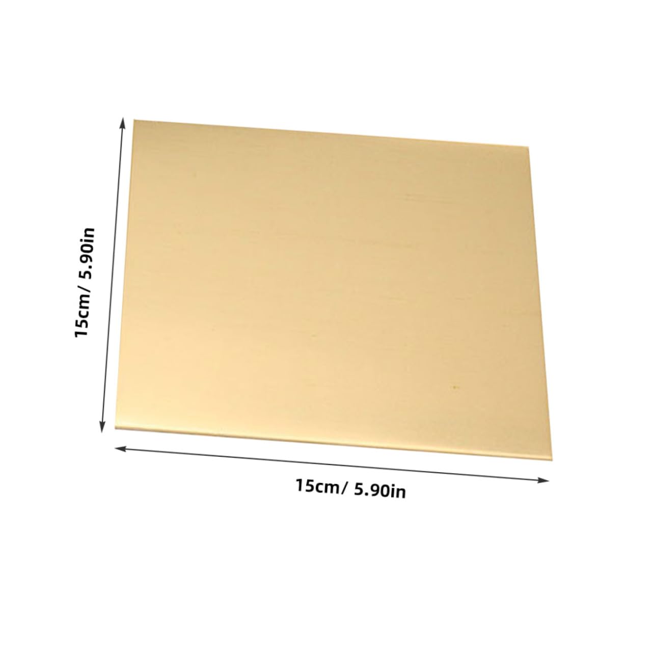 GANAZONO 2pcs Square Brass Sheet Plates for DIY Jewelry Crafting Metal Sheets for Jewelry Making Purple Copper Metal Plates for Sculpting