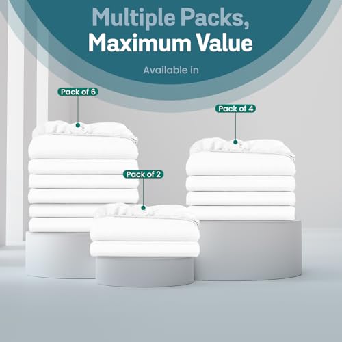 Hospital Bed Sheets, 4-Pack, Double Brushed Microfiber, 36" x 84" x 12" by DESTINY CRESCENT BEDDING - Used condition - Image 8