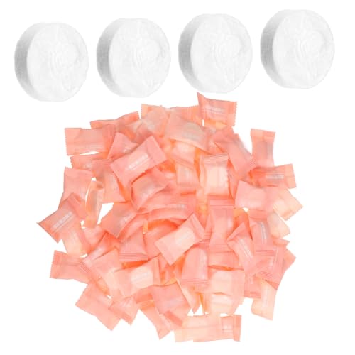 Mikikit 100Piezas Toallas Comprimidas Desechables de Viaje Toallas Faciales Instantáneas de Suave Limpieza Facial y Interiores y Exteriores