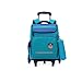 Durable Universal Wheel Trolley Travel Bag Trolley School Bag Zaino per Studenti Impermeabile Resistente all'Usura Zaino per alleviare Il carico Borsa per Bambini con Astuccio Ruote durevoli per Sta