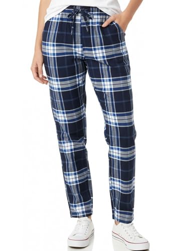 Image of Womens Multicolor Cotton Checkered Pyjama | Checks Pajama for women with Elastic & Drawstring Plus Size (S TO 8XL)