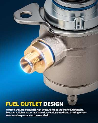 Image of PHILTOP High Pressure Fuel Pump Fits for Audi Q5 2011-2017, A4 Quattro /A4 2010-2016, A5 Quattro 2010-2017, A6 Quattro 2013-2015, allroad 2013-2016, A6 2012-2015, TT Quattro 2011-2015 L4 2.0T, HM10023