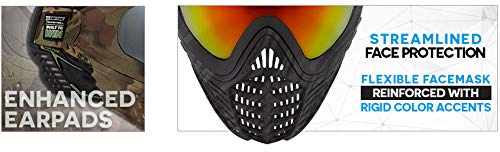 Virtue Vio Contour Ii Thermal Paintball Goggles/Masks - Graphic Black Fire #TOP7