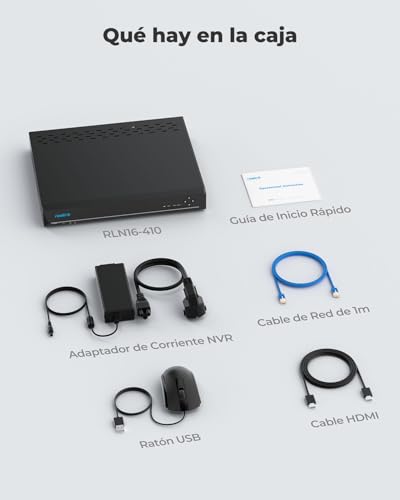 Miniatura 7 de Reolink 16 Canales 4k Poe Nvr, Sistema De Cámara Vigilancia Ip Con 4tb Hdd Hogar Grabador De Video Red Soporte 8mp 5mp 4mp 1080p 720p Hd Cámara De Seguridad Exterior, Rln16-410