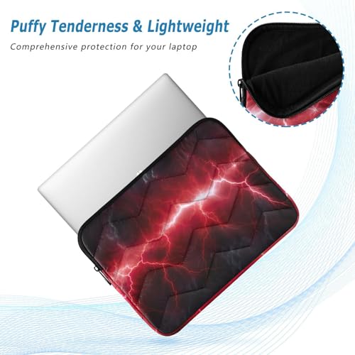 Funda roja para laptop 13-14 pulg impermeable y resistente miniatura 5