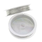 Farbe : Silber Perlin 5 Meter KUPFERDRAHT 0,6mm Silber Lackdraht Basteldraht SCHMUCKDRAHT Silberdraht Kupfer Draht Bastelschnur Kupferfaden Schmuckband C257