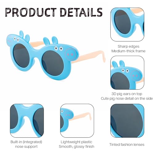Image of SYGA Kids Goggles, Modern Stylish Eyewears for Boy's and Girls, Suitable for Age 3-8 Years
