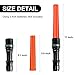 NLWELOA 4 Pieces 11-inch Traffic Wand Safety Signal LED Flashlight,Traffic Control Wands Lights with 7 Red Flash Modes,for Parking Attendant, Traffic Directing,Using 3 AAA Batteries(Not Included)