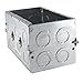 Steel City GW-335-G Masonry Box, 3-Gang, 3-1/2