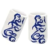 Kaohxzklcn 1 par de muñequeras deportivas de baloncesto, muñequeras atléticas para el sudor, para gimnasio, yoga, tenis, fitness