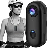TIROL SUPPLIES 4K UHD Mini POV Camera with Magnetic Lanyard, MP4 Recording, App Viewing, USB Rechargeable – Compact Portable Mount Anywhere for Cycling, Hiking, Work and Everyday Use. 128GB